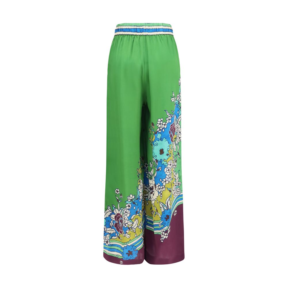 Alemais Multicolor Silk Casual Pants - immagine 2