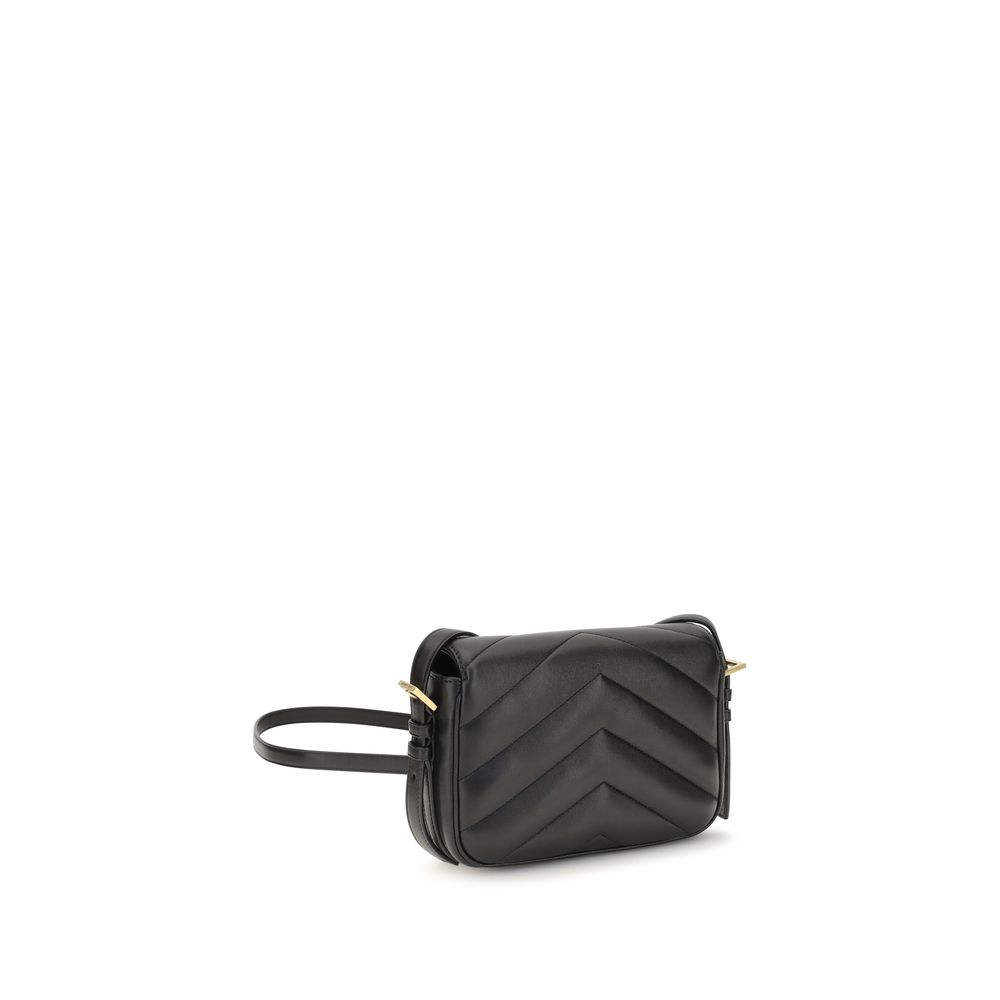 Saint Laurent Black Lamb Ovis Aries Aries Shoulder Bag - immagine 3