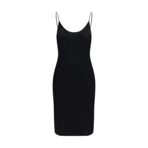 Saint Laurent Black Viscose Cocktail Dress