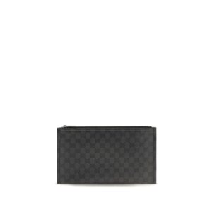 Gucci Black Fabric Clutch Bag