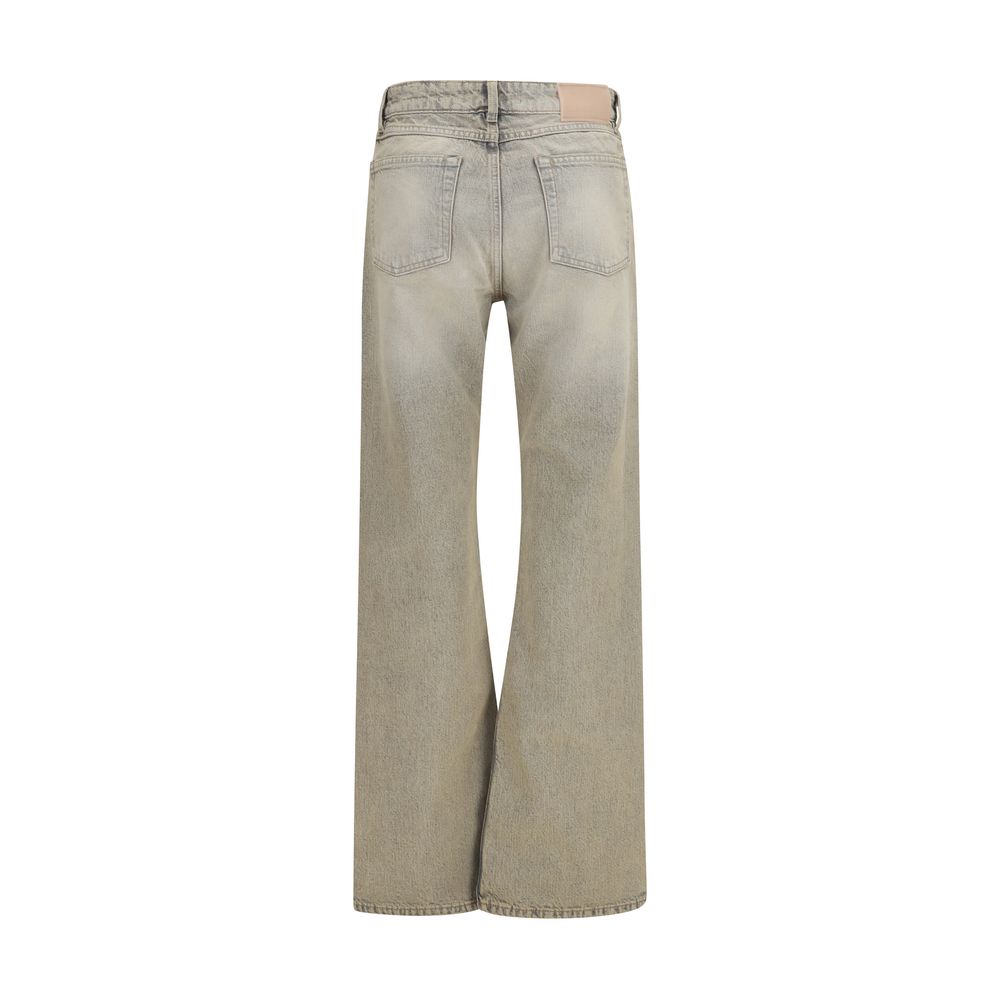 Our Legacy Gray Cotton Straight-Leg Jeans - immagine 2