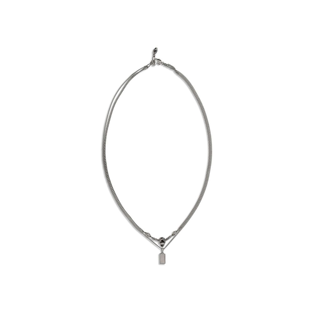 Alexander McQueen Silver Brass Necklace - immagine 2