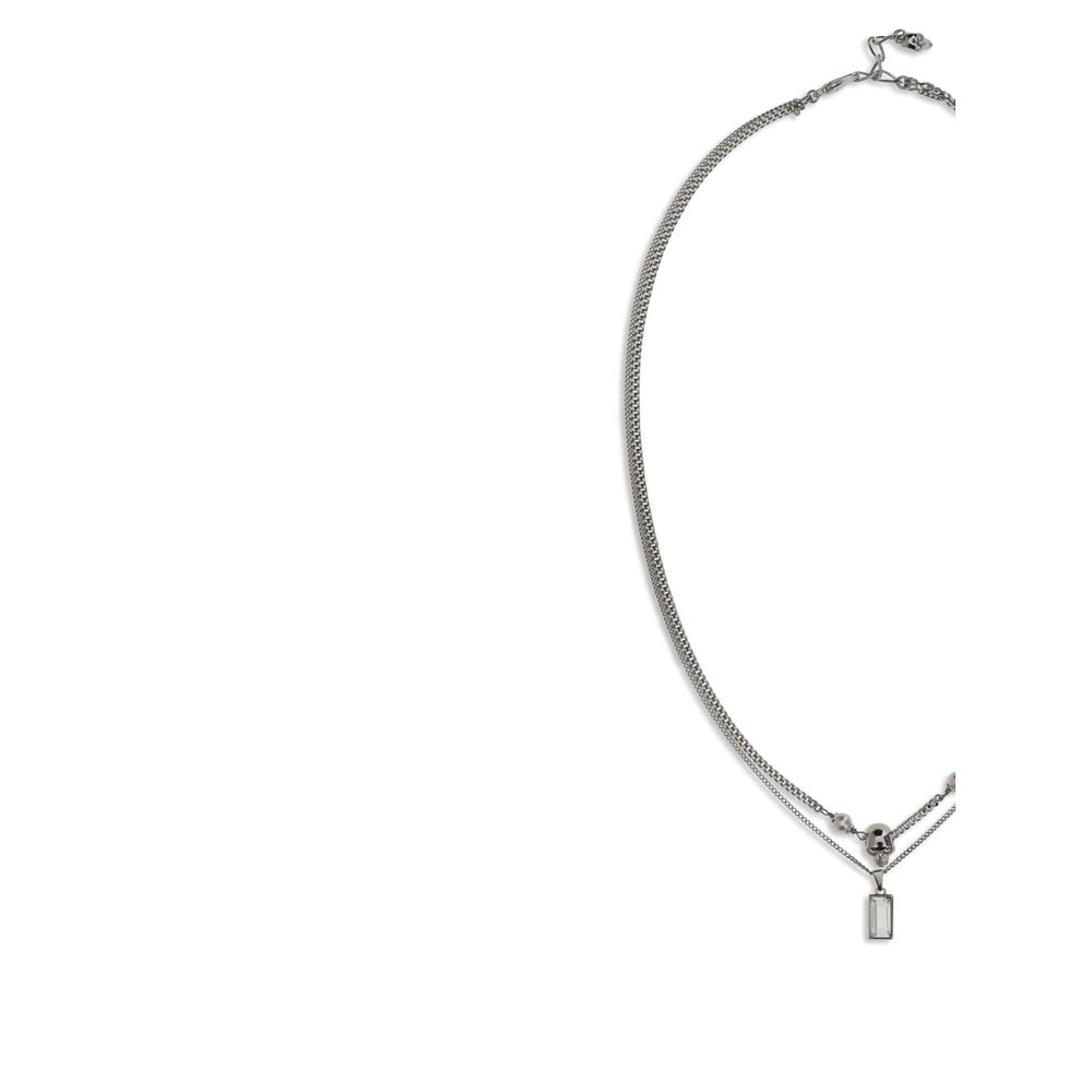 Alexander McQueen Silver Brass Necklace - immagine 3