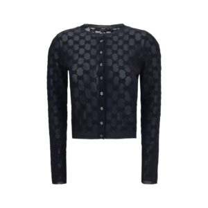 Gucci Black Viscose Cardigan