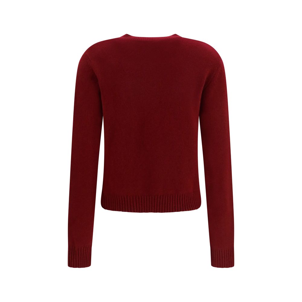 Lisa Yang Bordeaux Cashmere Sweater - immagine 2