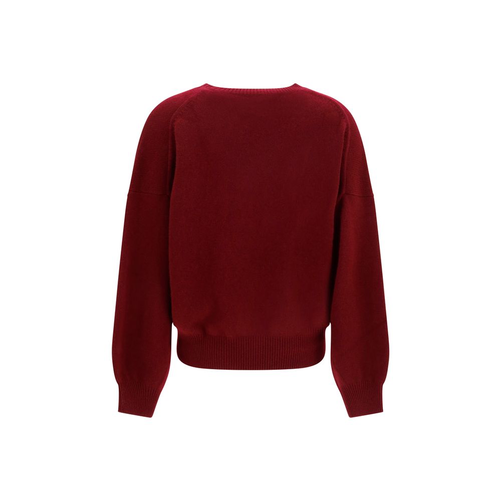 Lisa Yang Bordeaux Cashmere Sweater - immagine 2
