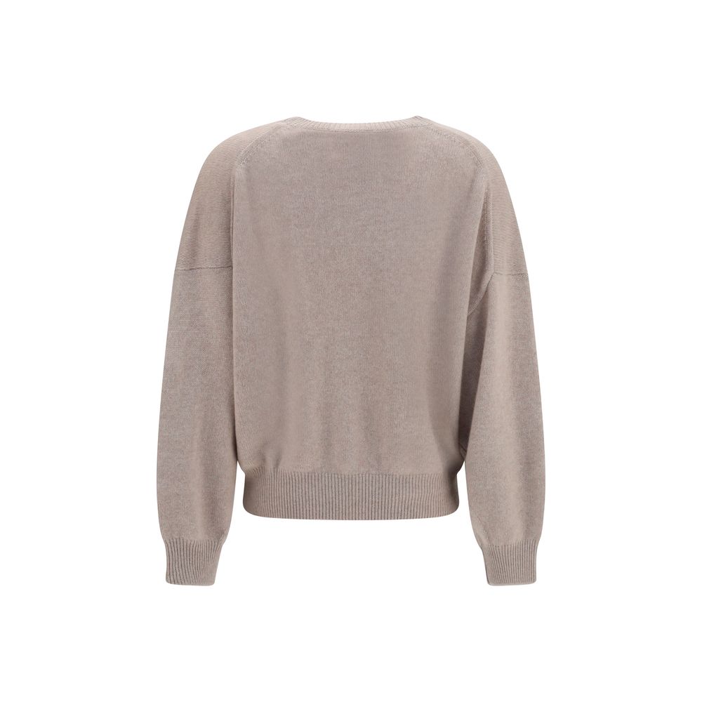 Lisa Yang Beige Cashmere Sweater - immagine 2