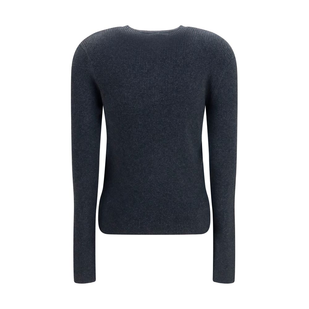 Lisa Yang Gray Cotton Sweatshirt - immagine 2