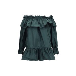 Saint Laurent Bicolor Polyamide Casual Dress