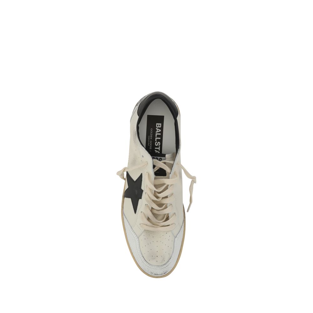 Golden Goose White Calf Leather Bos Taurus Athletic Sneakers - immagine 4