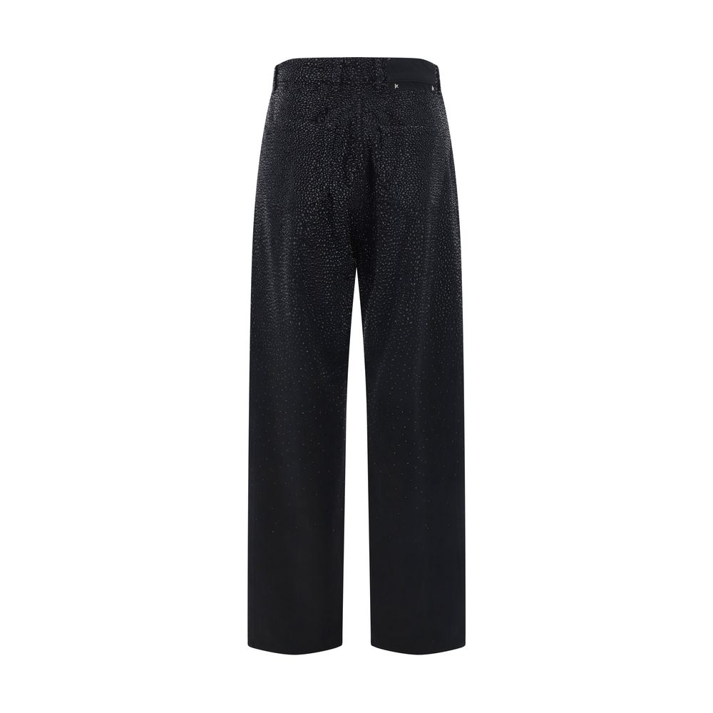 Golden Goose Black Cotton Casual Pants - immagine 2