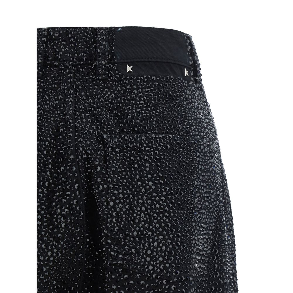 Golden Goose Black Cotton Casual Pants - immagine 3