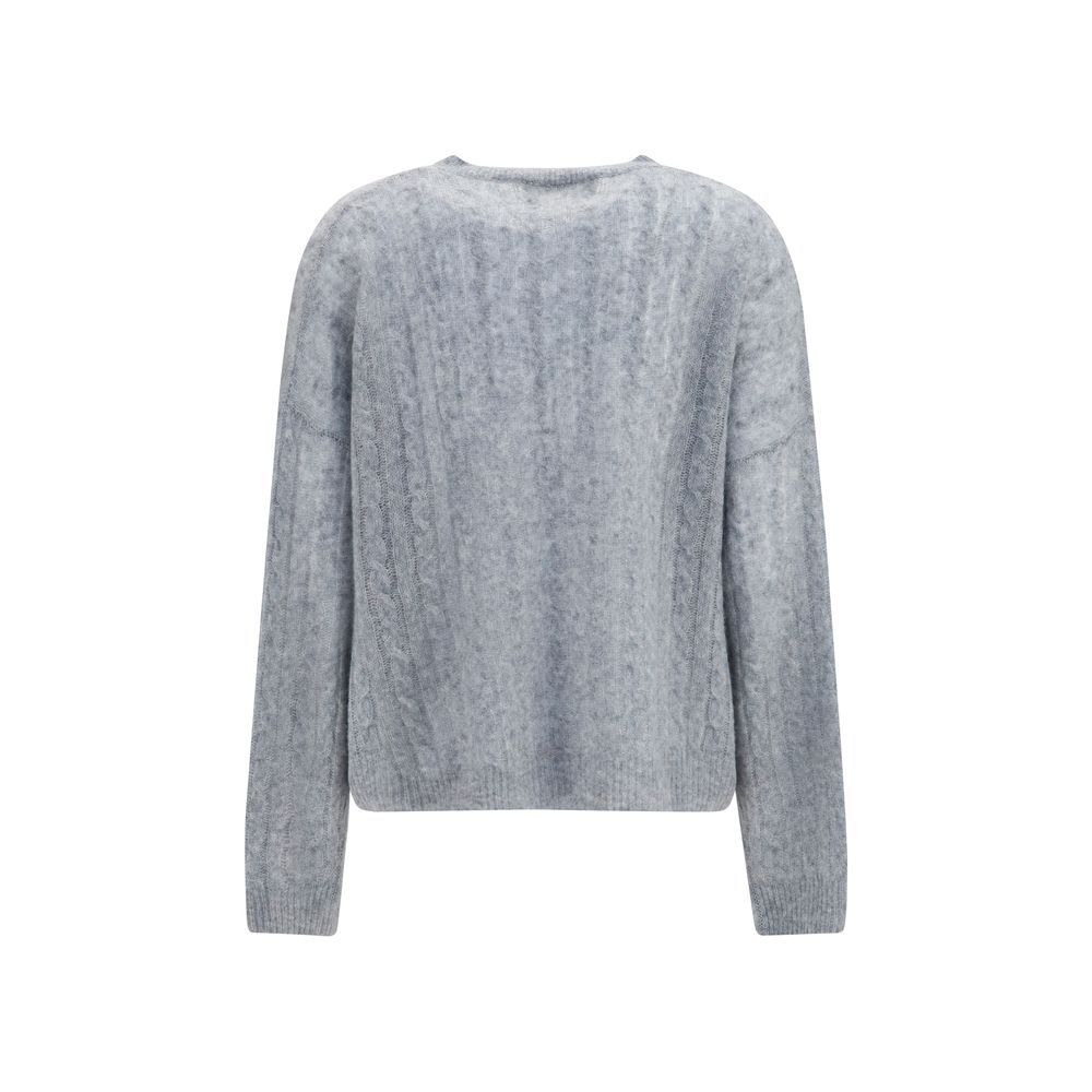 Lisa Yang Gray Cashmere Sweater - immagine 2