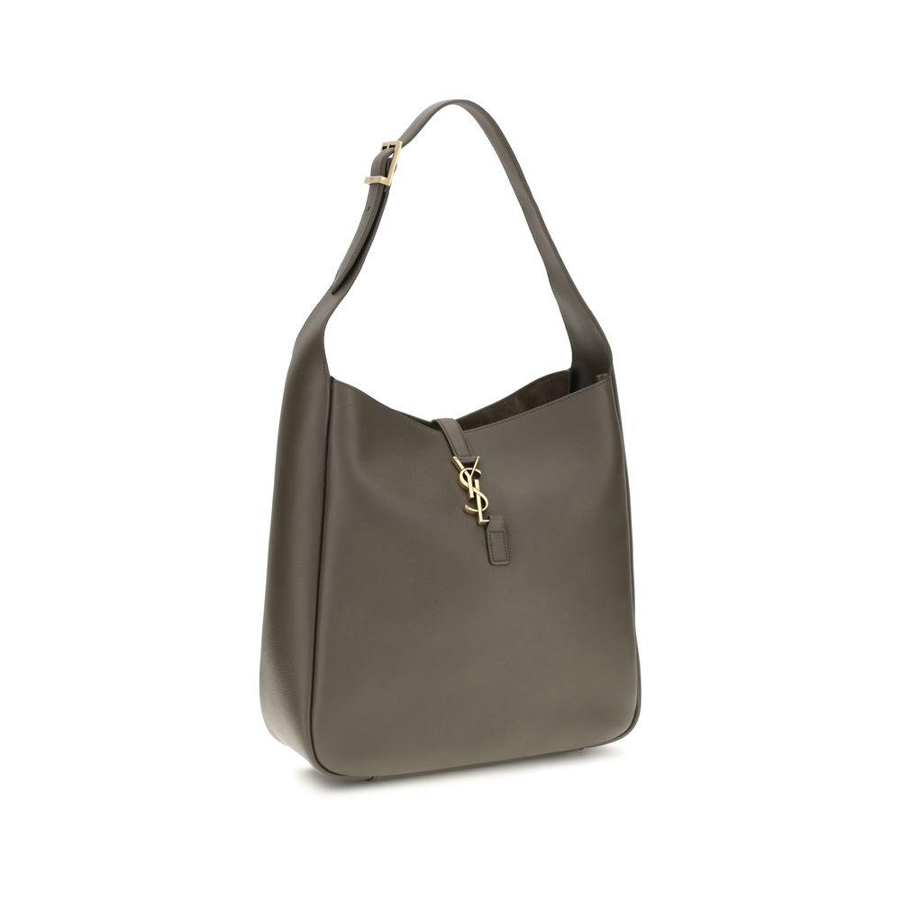 Saint Laurent Bicolor Calf Leather Bos Taurus Shoulder Bag - immagine 2