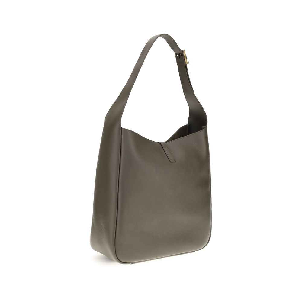 Saint Laurent Bicolor Calf Leather Bos Taurus Shoulder Bag - immagine 3