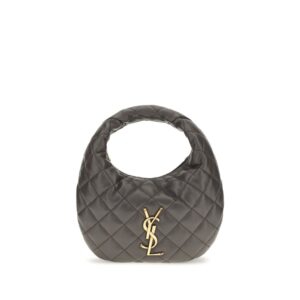 Saint Laurent Gray Lamb Ovis Aries Aries Handbag
