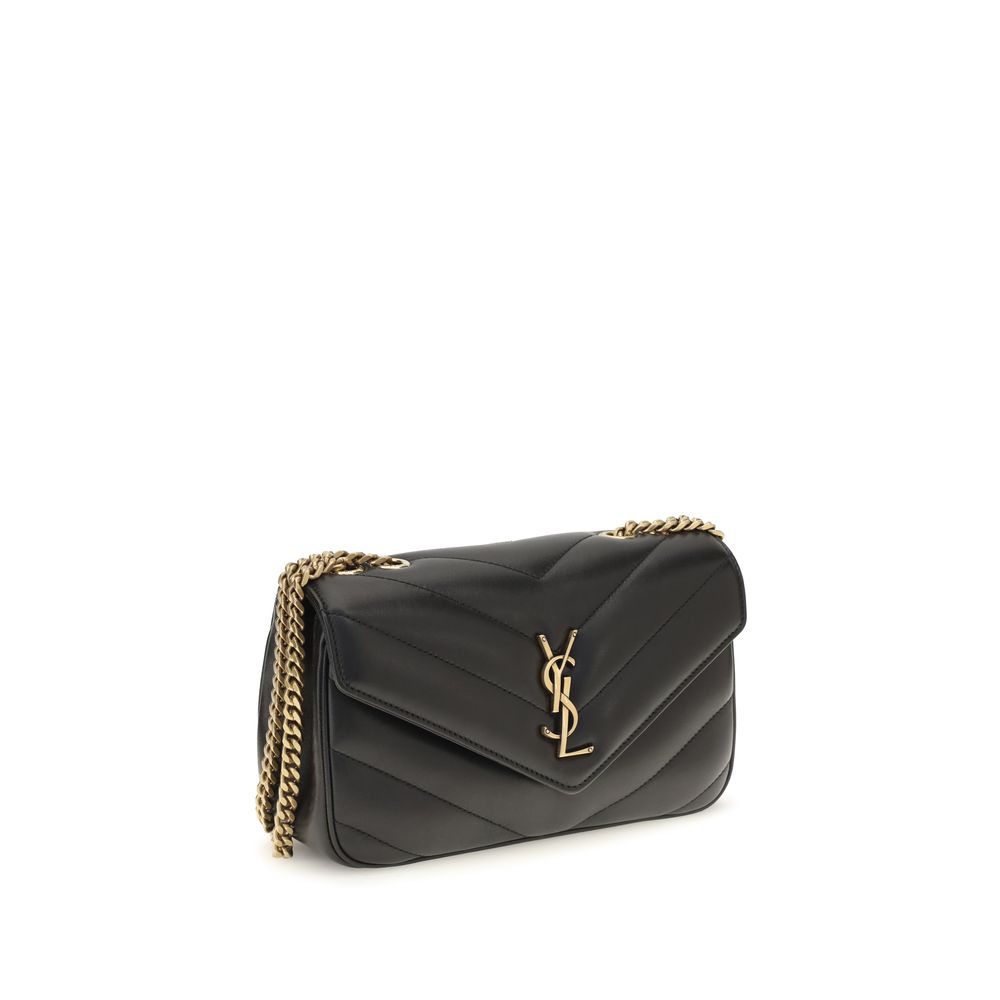Saint Laurent Black Lamb Ovis Aries Aries Shoulder Bag - immagine 2