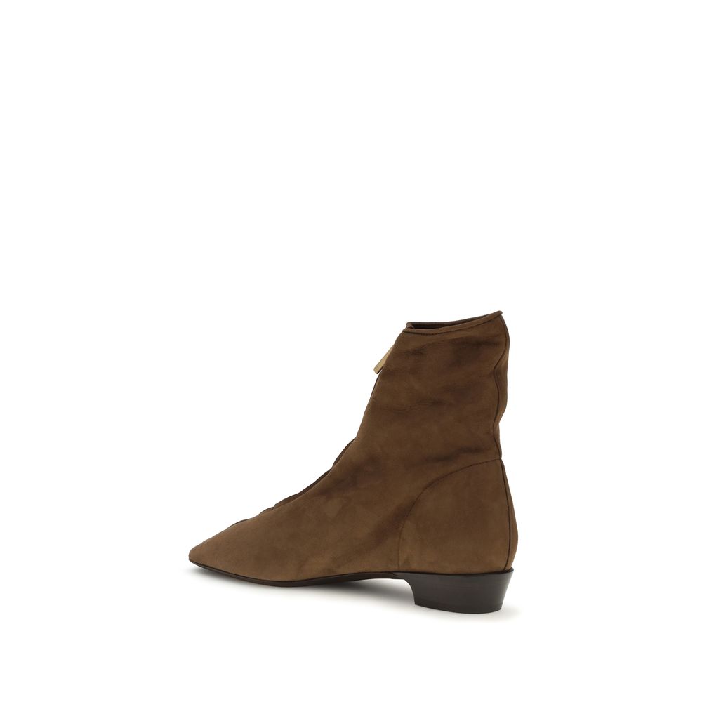 Herbert Levine Brown Calf Leather Bos Taurus Ankle Boots - immagine 3