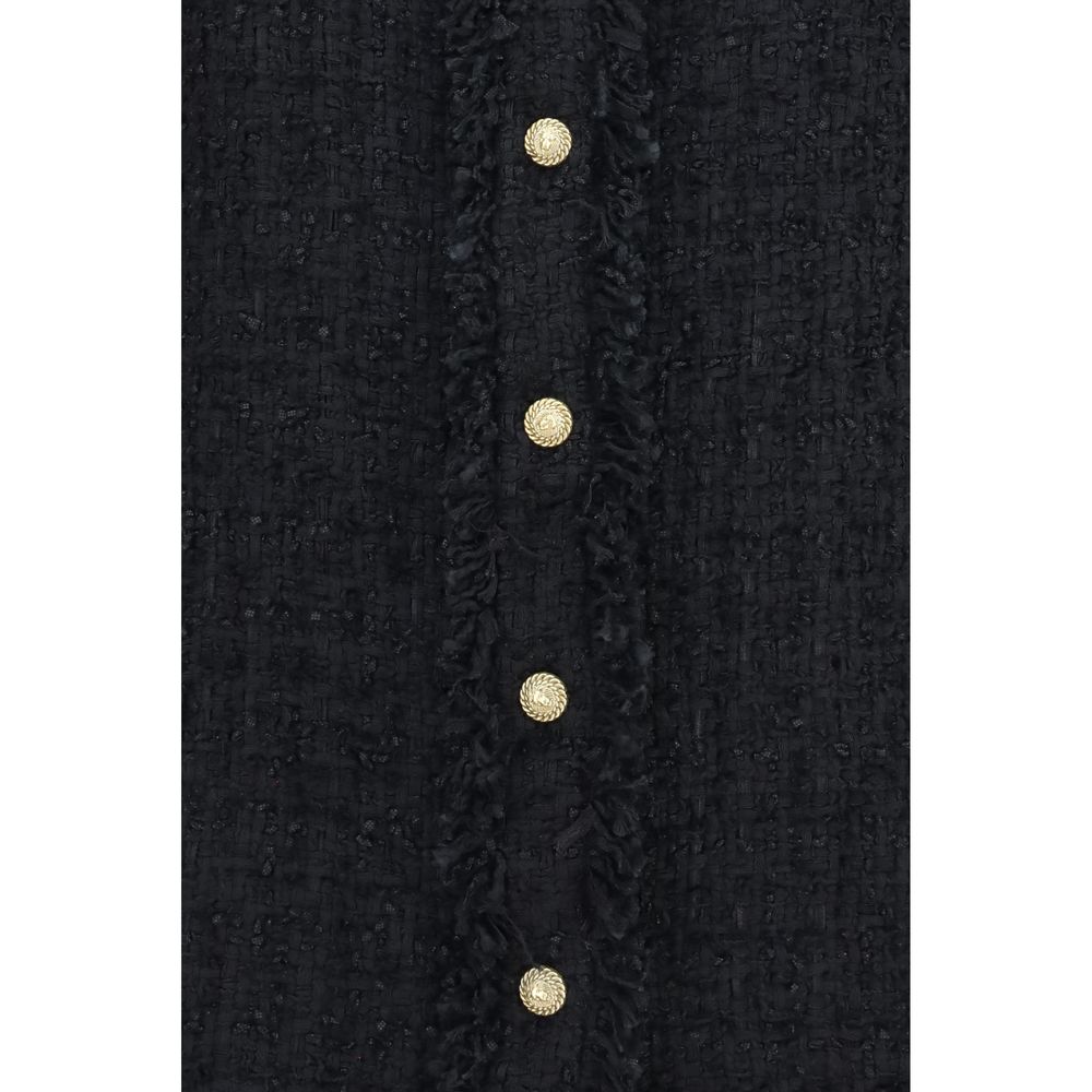 Balmain Black Polyamide Pattern Shirt - immagine 3