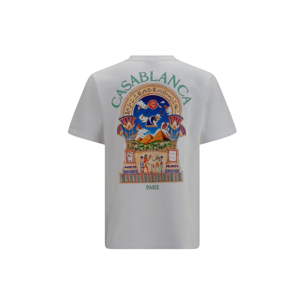 Casablanca White Cotton T-Shirt - immagine 2