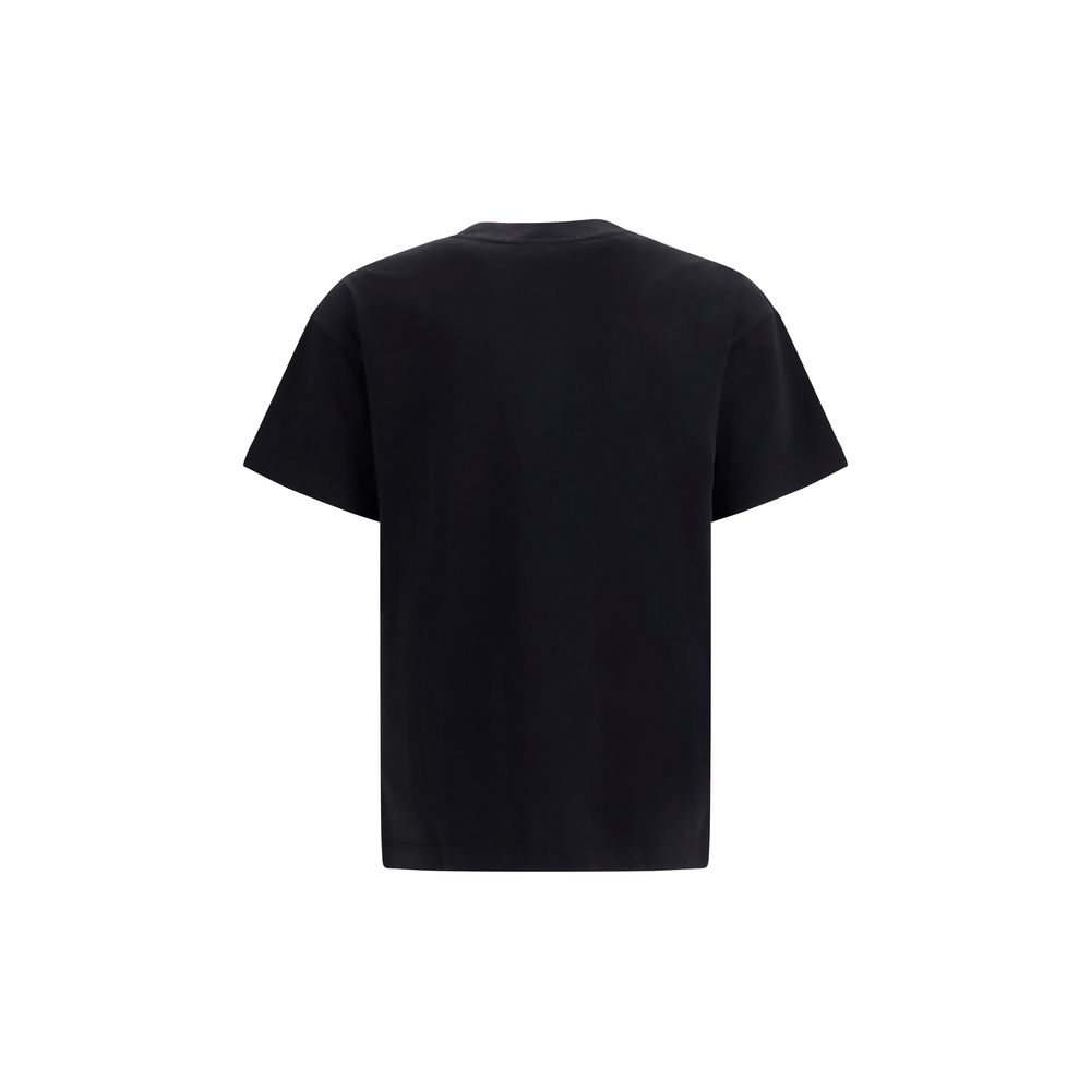 Palm Angels Black Cotton T-Shirt - immagine 2