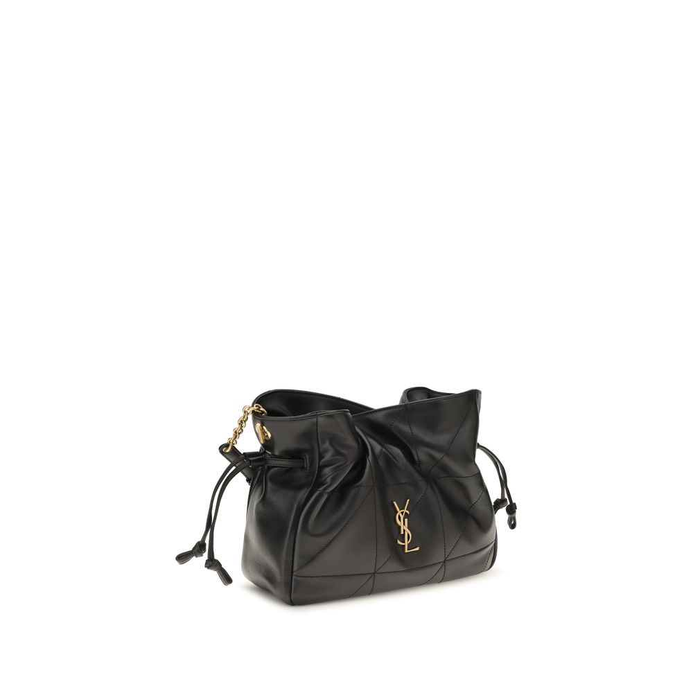 Saint Laurent Black Lamb Ovis Aries Aries Clutch Bag - immagine 2