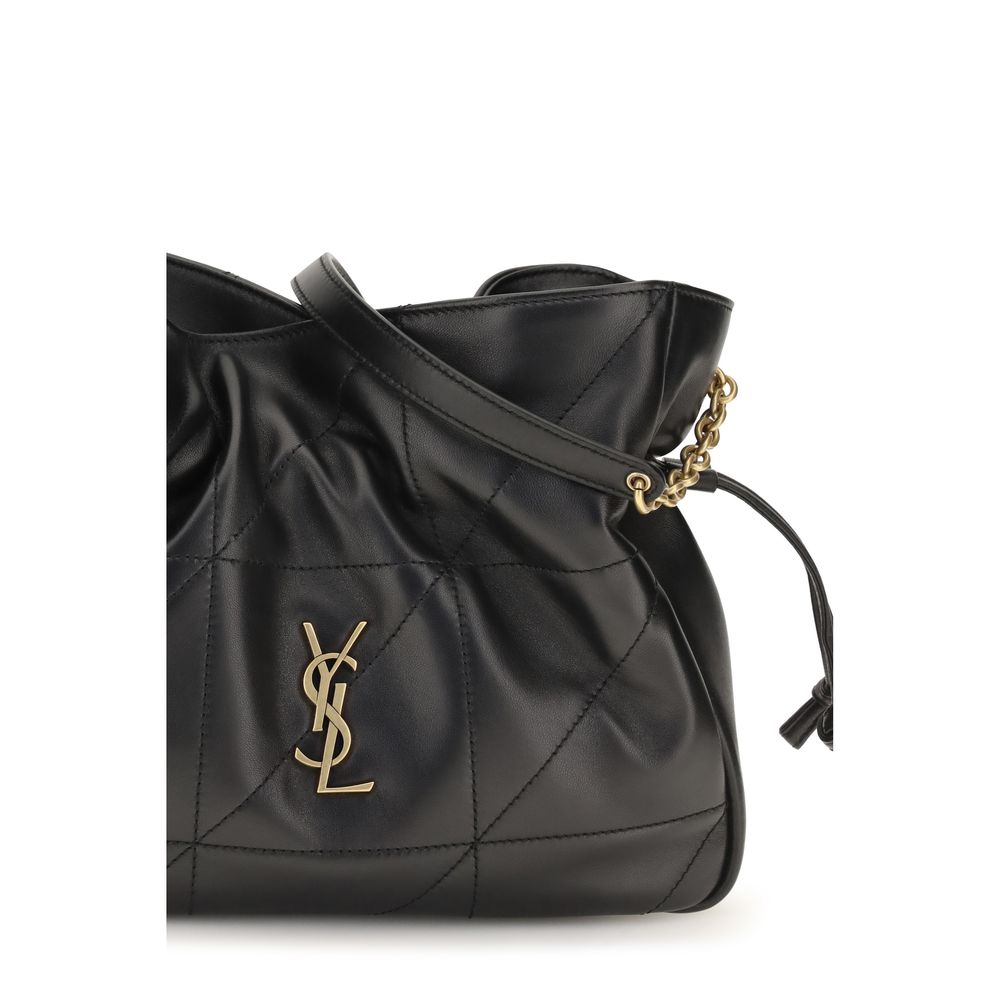 Saint Laurent Black Lamb Ovis Aries Aries Clutch Bag - immagine 4