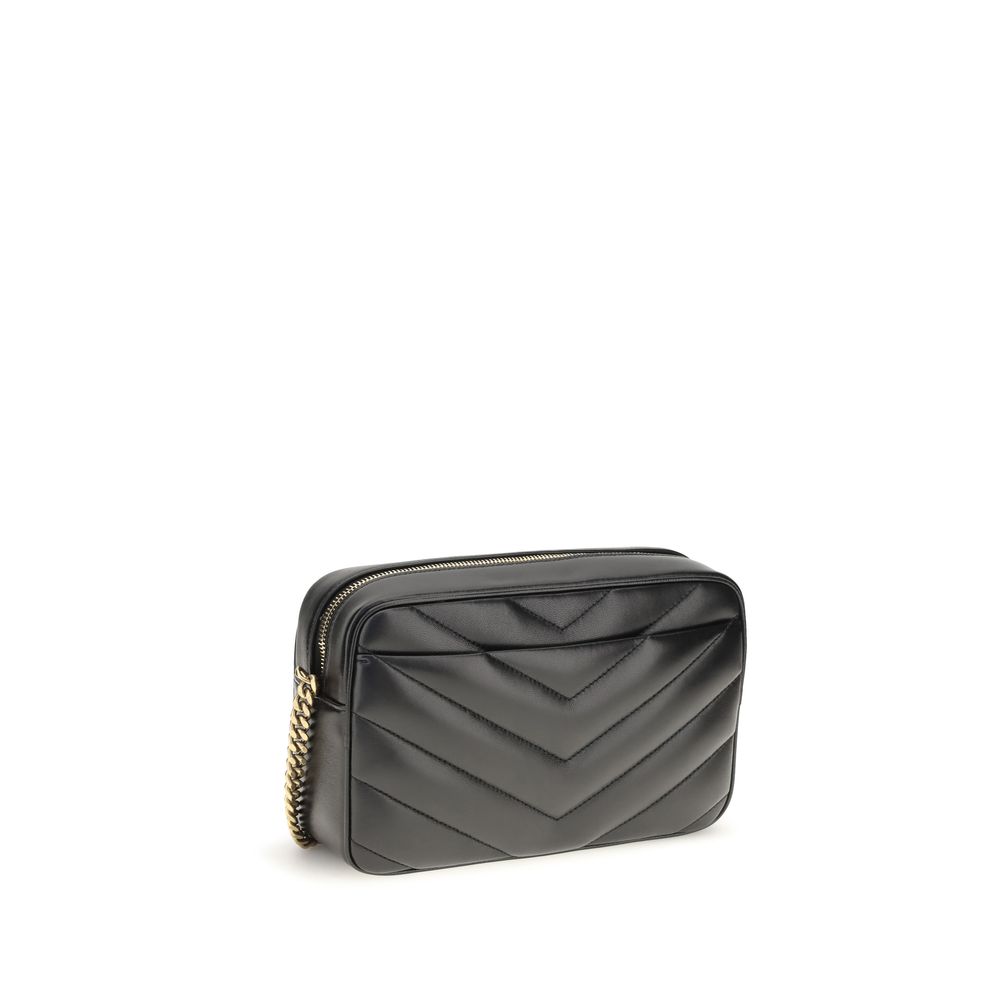Saint Laurent Black Lamb Ovis Aries Aries Shoulder Bag - immagine 3