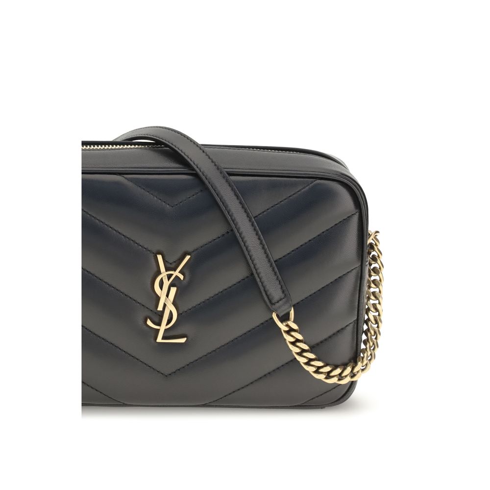 Saint Laurent Black Lamb Ovis Aries Aries Shoulder Bag - immagine 4