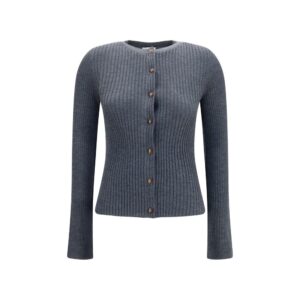 Burberry Gray Cashmere Cardigan