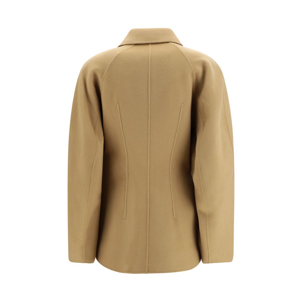 Rohe Beige Wool Oves Aries Full-Length Jacket - immagine 2