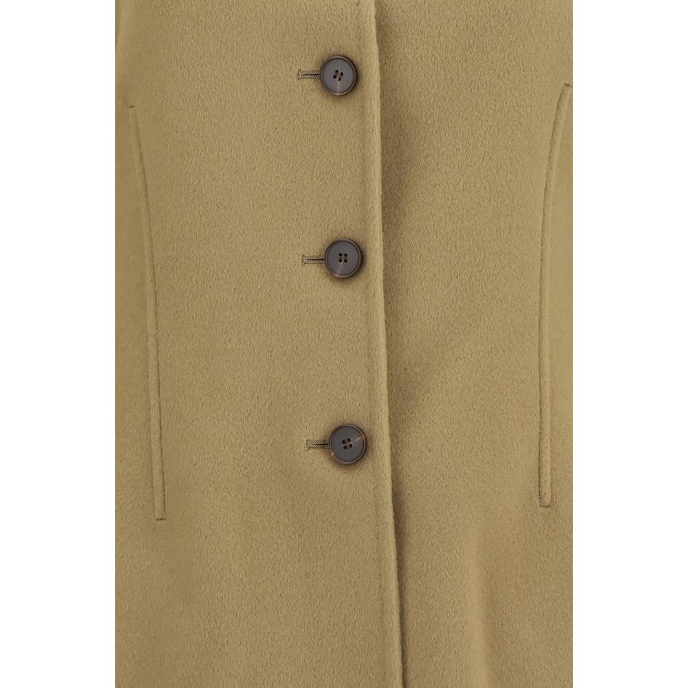 Rohe Beige Wool Oves Aries Full-Length Jacket - immagine 3