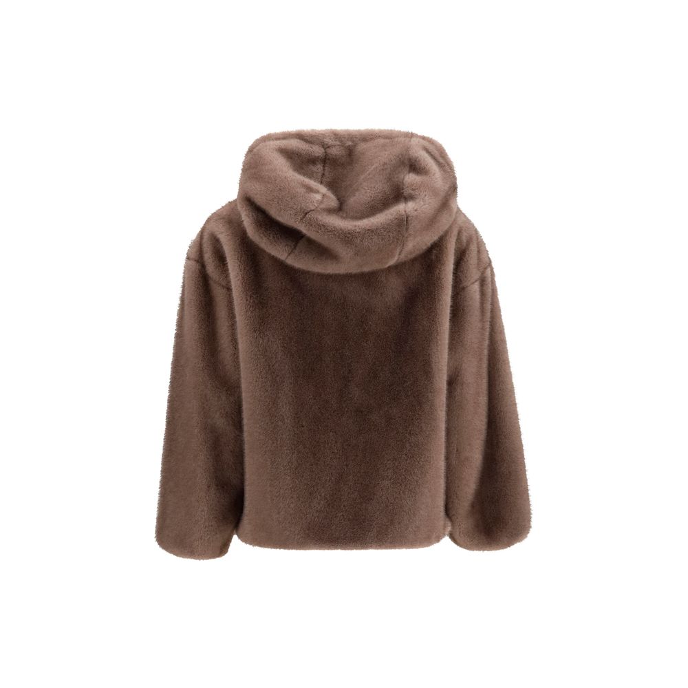 Herno Brown Polyester Full-Length Jacket - immagine 2