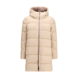 Herno Beige Polyester Full-Length Jacket