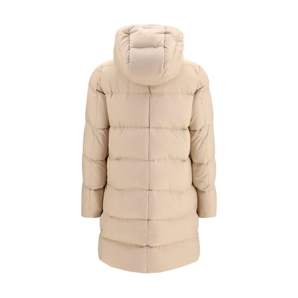 Herno Beige Polyester Full-Length Jacket - immagine 2