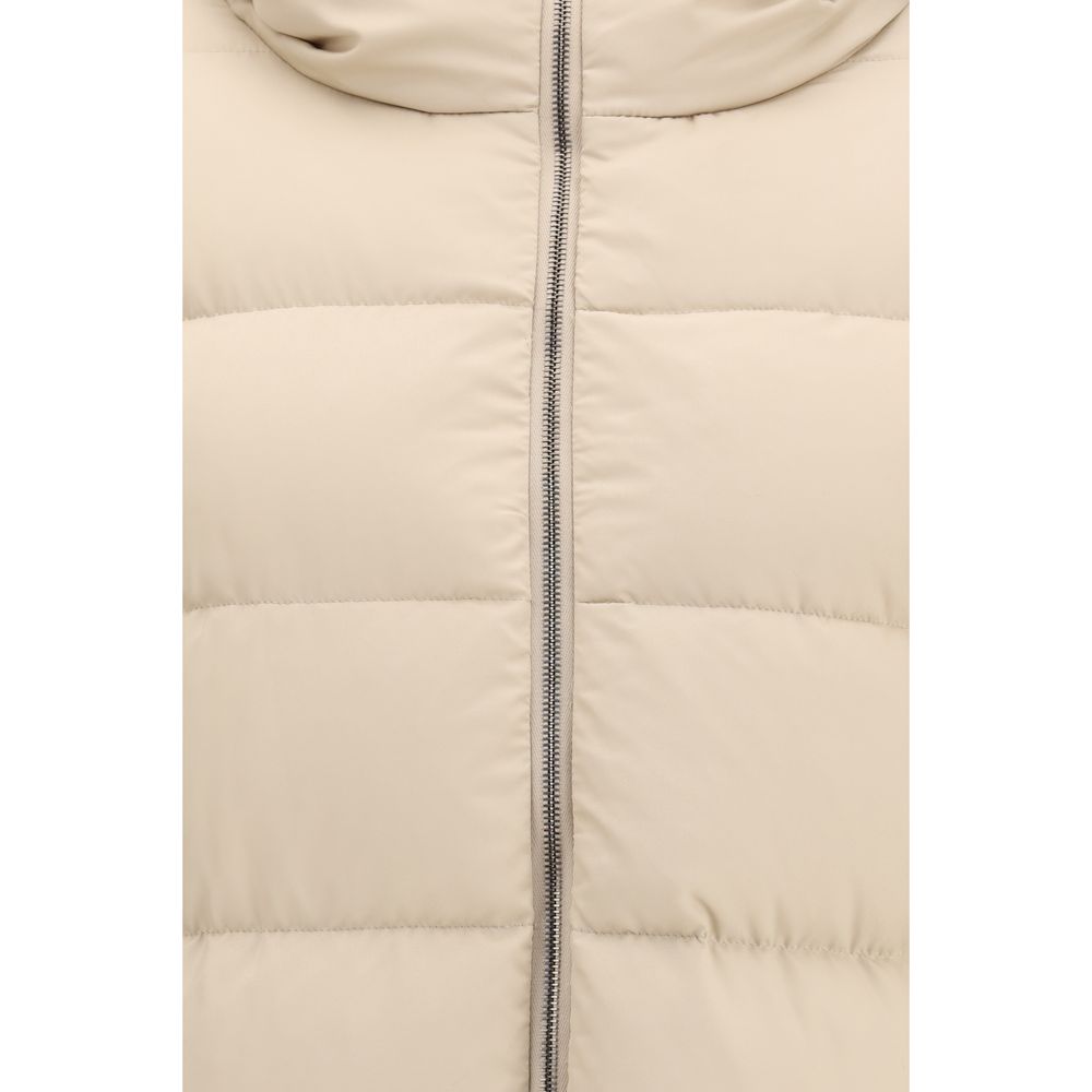 Herno Beige Polyester Full-Length Jacket - immagine 3