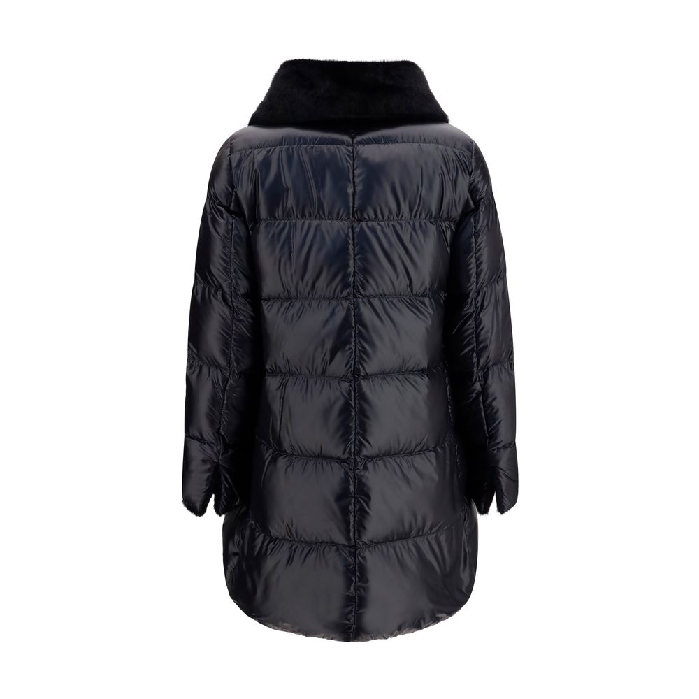 Herno Black Goose Down Full-Length Jacket - immagine 2