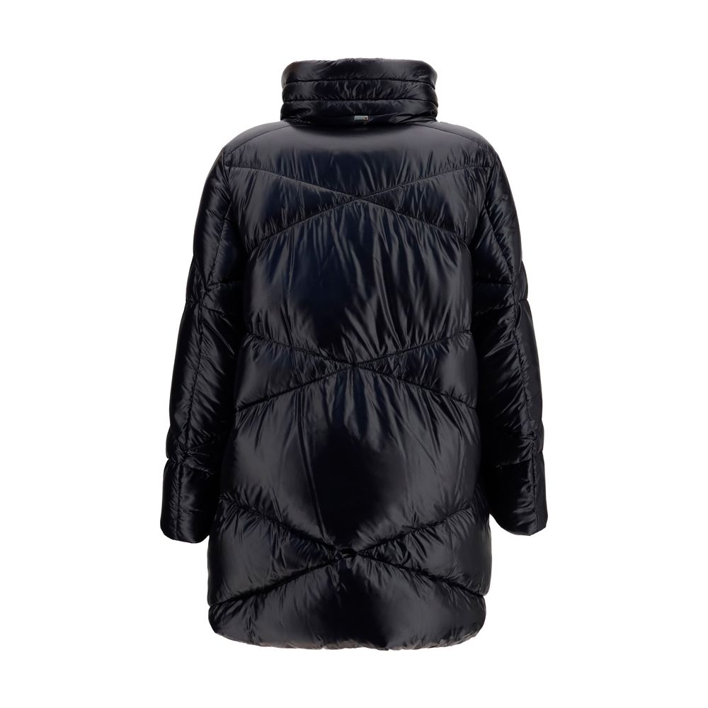 Herno Black Polyamide Full-Length Jacket - immagine 2