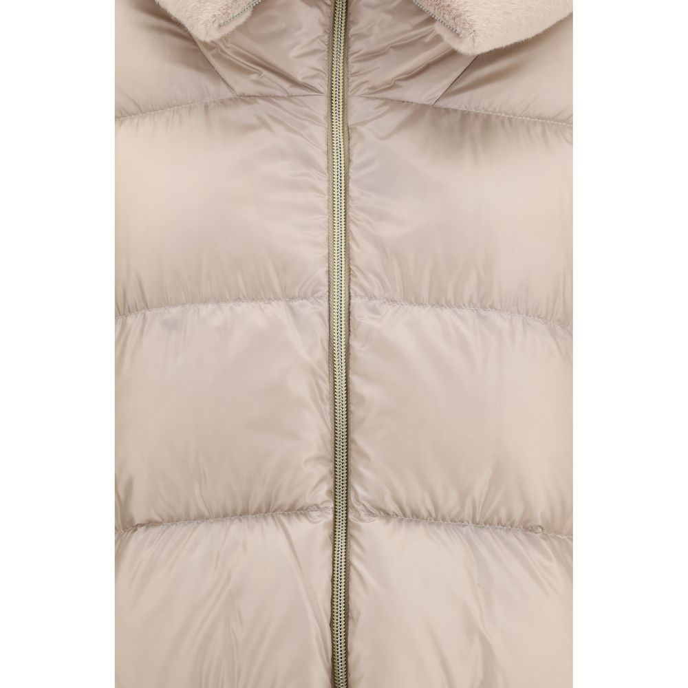 Herno Beige Goose Down Full-Length Jacket - immagine 3