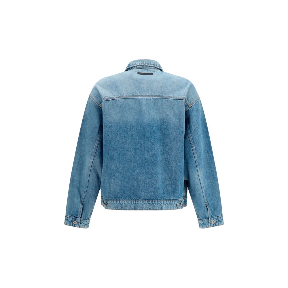 7FOR Blue Cotton Denim Jacket - immagine 2