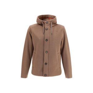 Herno Brown Polyester Full-Length Jacket