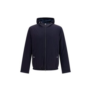 Herno Blue Goose Down Full-Length Jacket