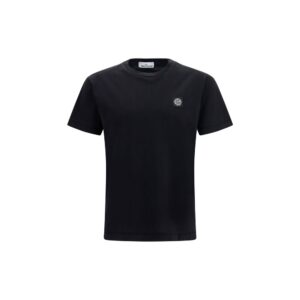 Stone Island Black Cotton T-Shirt
