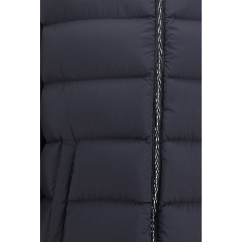 Herno Black Polyamide Full-Length Jacket - immagine 3