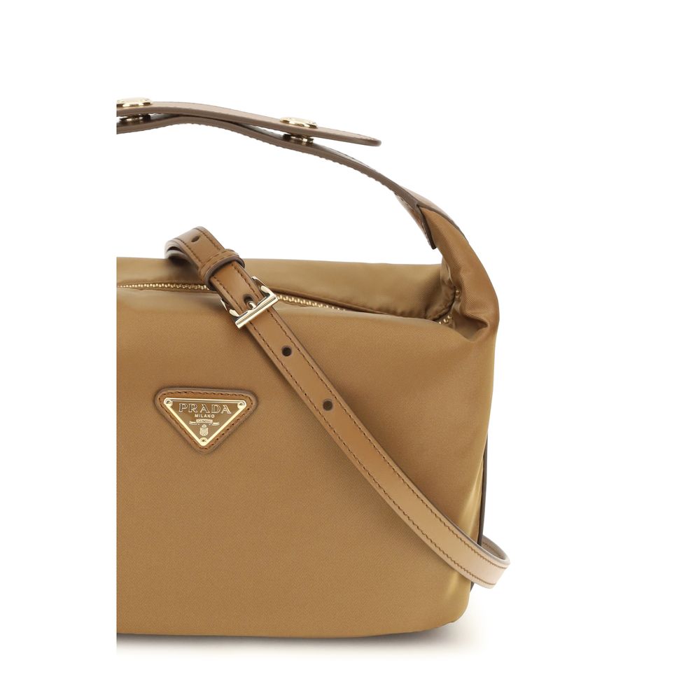 Prada Beige Recycled Polyamide Handbag - immagine 4
