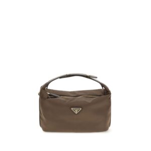 Prada Brown Recycled Polyamide Handbag