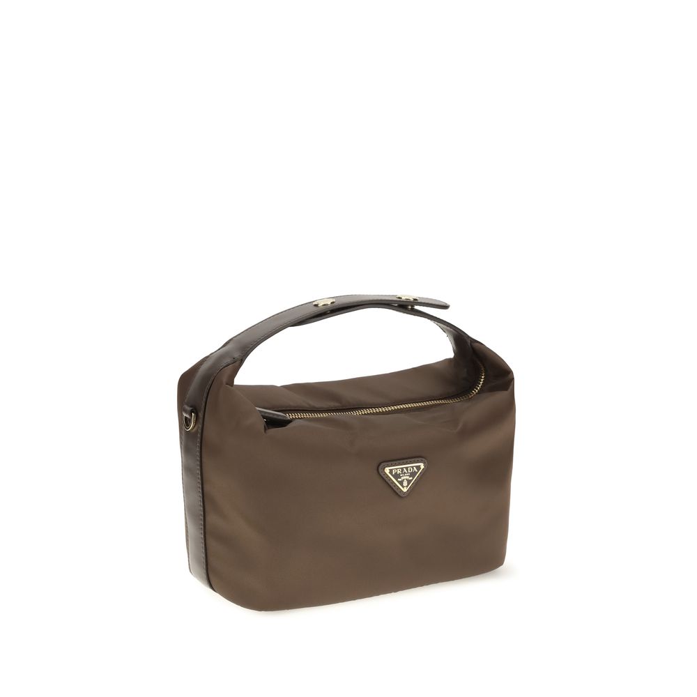 Prada Brown Recycled Polyamide Handbag - immagine 2