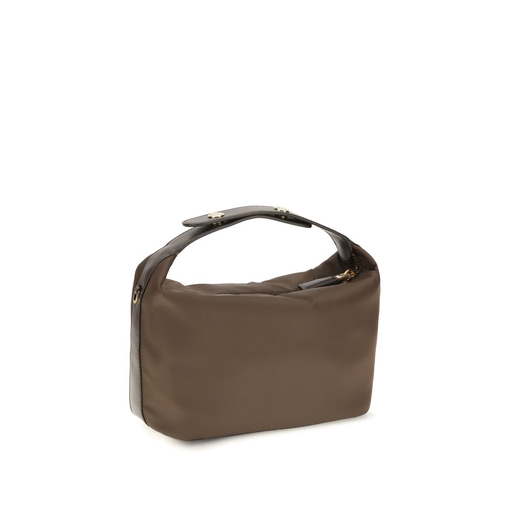 Prada Brown Recycled Polyamide Handbag - immagine 3