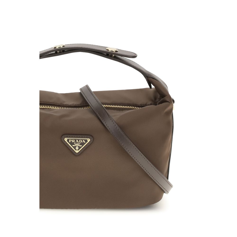 Prada Brown Recycled Polyamide Handbag - immagine 4