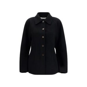 Rohe Black Wool Oves Aries Full-Length Jacket
